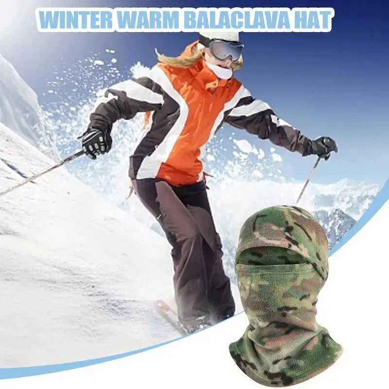 Tacticals Camouflage Balaclava Full Face Mask Skiing Cycling Hunting Fishing Head Cover Scarf Multicam Military Fleece Beanie