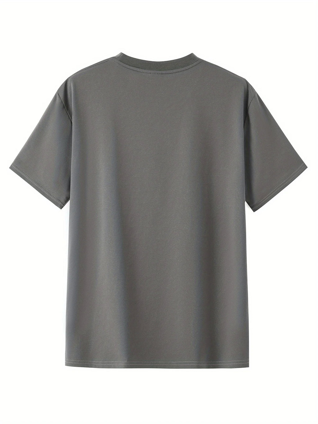 Men's summer 100% pure cotton fashionable casual sports loose OK letter pattern print round neck short sleeved T-shirt top