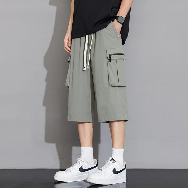 Summer Thin Style Loose Casual Sports Cropped Pants Summer Man Shorts Cargo Short-fitting Men Shorts Free Shipping Cargo-shorts