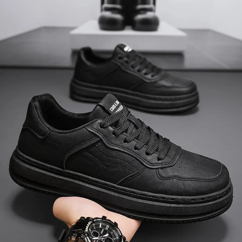 Men's Shoes Spring and Autumn Soft-sole Non-slip Casual Shoes Fashion Joker Outdoor Walking Shoes Youth Light Sports Board Shoe