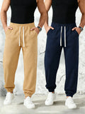 2 Pack Clothing Y2k Pants Man Cargo Casual Black Men Spring Men's Sweatpants Baggy 2026 Clothes Elastic Waistband Sports Boys