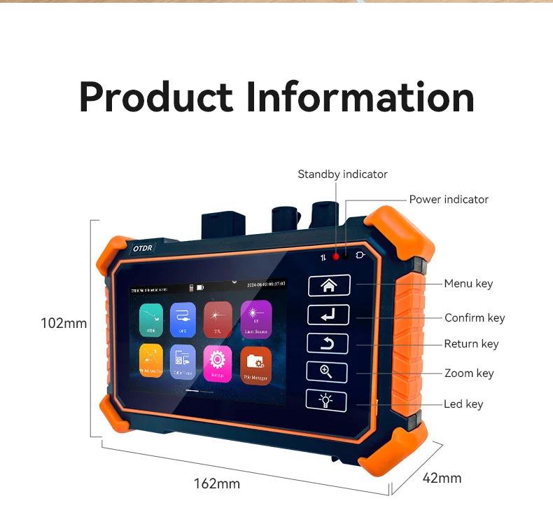 Hot Sale NOYAFA MOT-31 All-in-One OTDR Fiber Tester 1310/1550nm Dual Wavelength Network Test (PING,IP Scan,Prot Flashing) NF-983