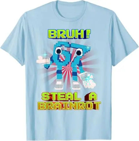 Bruh 67 Six Seven 6-7 Funny Brainrot Meme for Teens Adults T-Shirt Y2k Art Aesthetic Clothes Novelty Gift Humorous Saying Tee