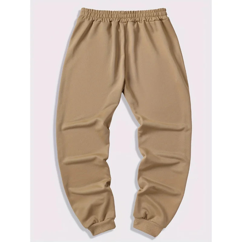 Three-Piece Clothing Men Autumn Men's Casual Pants Male Baggy 2026 Black Sweatpants Sports Elastic Waist Man Y2k Sweatpants Long