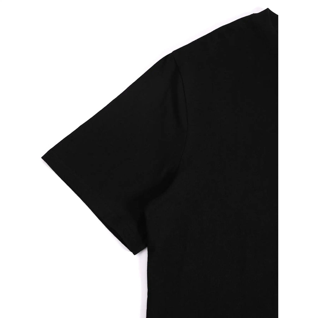 Letter Print Crew Neck T-Shirt, Short Sleeve Casual T-Shirt For Spring & Summer, Women's Clothing Blended Material
