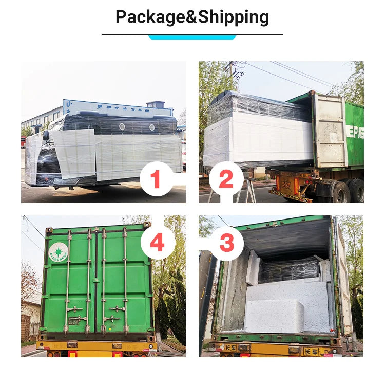 Custom Size Design Mobile Kitchen Food Truck Concession  Trailer USA Street Food Truck Pizza Fast Food Trailer Fully Equipped