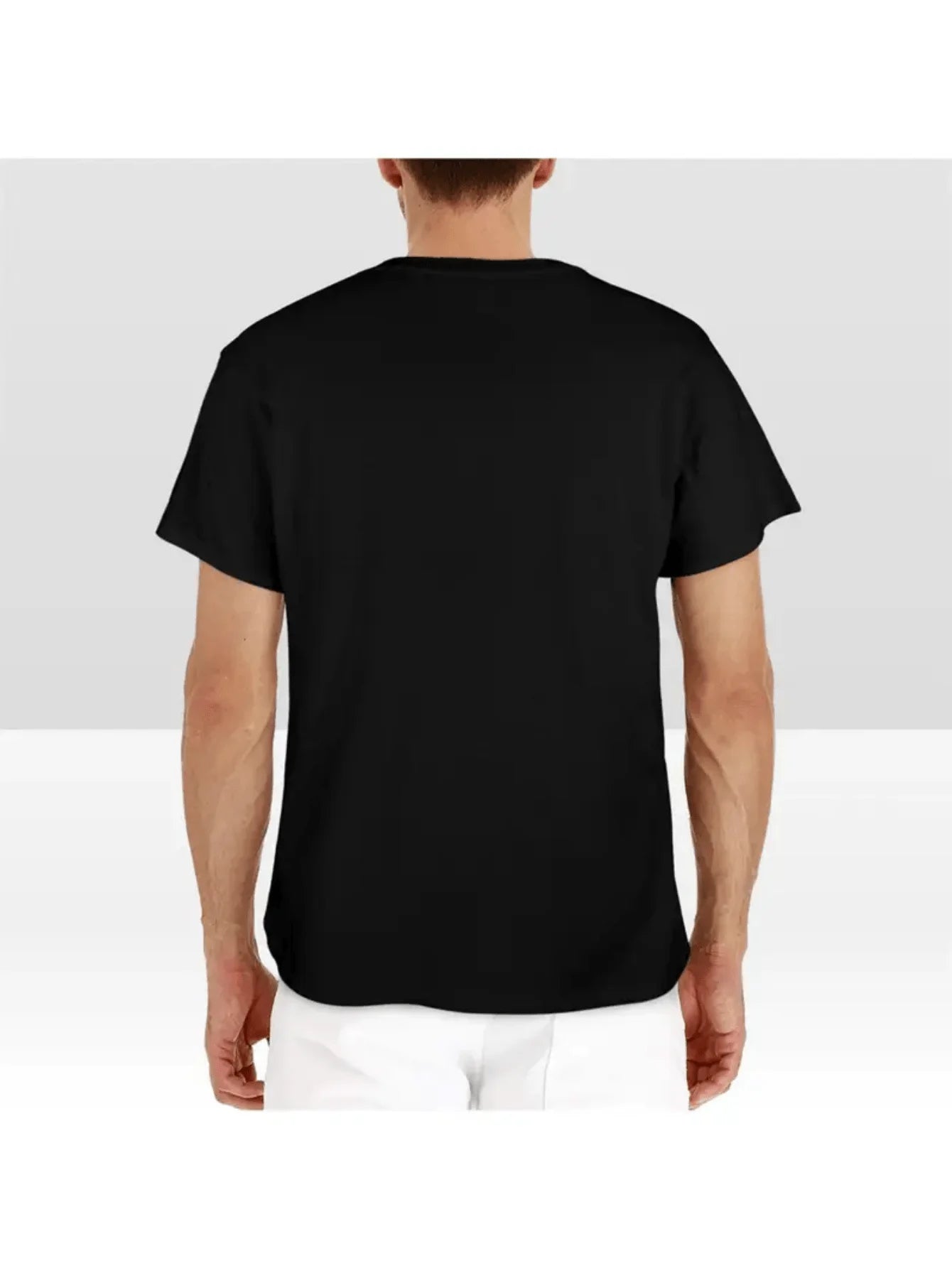 Unisex Cotton Fathers Day T-Shirt, Just A Dad Who Always Came Back with The Milk Casual Round Neck Outdoor Short Sleeve T-Shirt