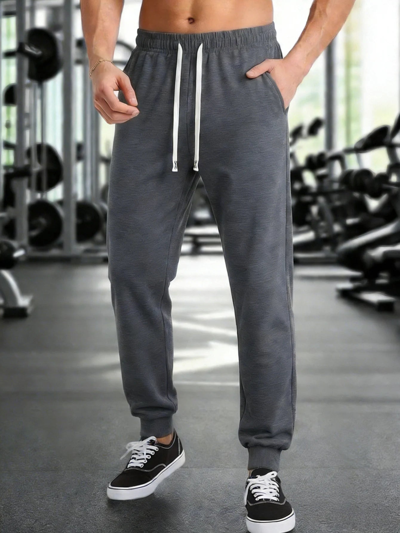 Clothing Men Autumn Men's Casual Pants Male Baggy 2025 Black Sweatpants Men's Sports Ankle Length Man Deep Pockets Y2k Clothes