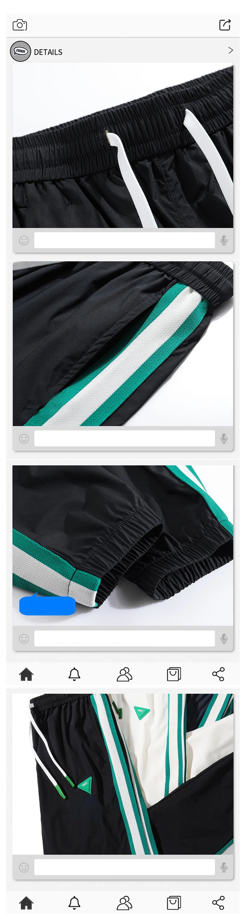Joggers Streetwear Casual Side Stripe Pants Mens Fitness Sportswear Bottoms Loose Sweatpants Gyms Trousers Track pantalones