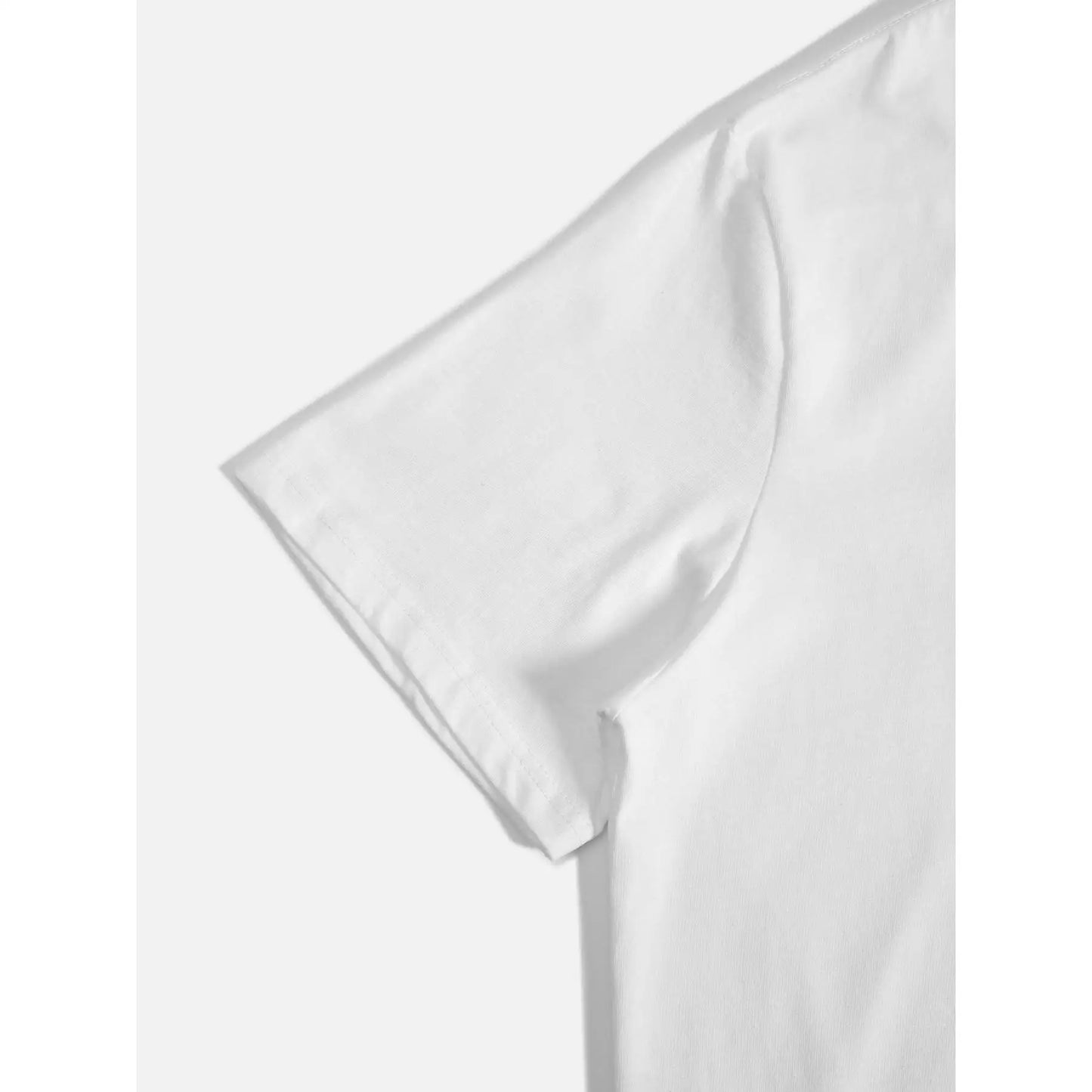 Letter Print Crew Neck T-Shirt, Short Sleeve Casual T-Shirt For Spring & Summer, Women's Clothing Blended Material