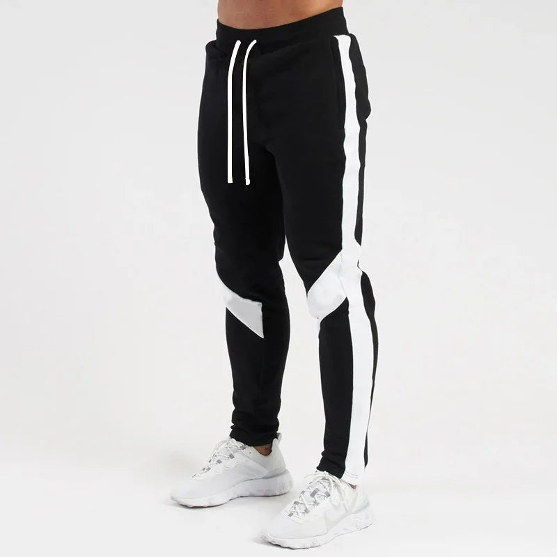 Mens Joggers Casual Pants Fitness Men Sportswear Tracksuit Bottoms Skinny Sweatpants Trousers Black Gyms Jogger Track Pants