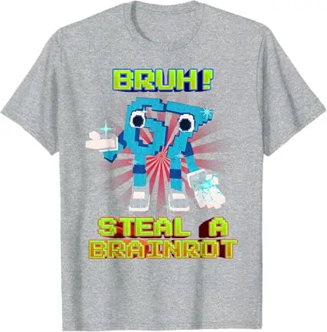 Bruh 67 Six Seven 6-7 Funny Brainrot Meme for Teens Adults T-Shirt Y2k Art Aesthetic Clothes Novelty Gift Humorous Saying Tee
