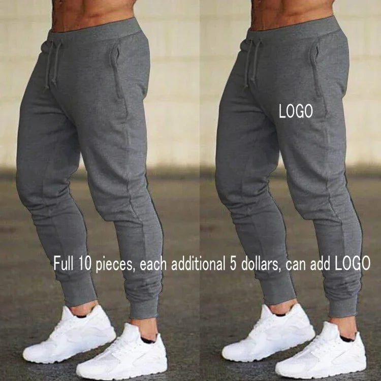New Jogging Pants Men Sport Sweatpants Running Pants Pants Men Joggers Cotton Trackpants Slim Fit Pants Bodybuilding Trouser