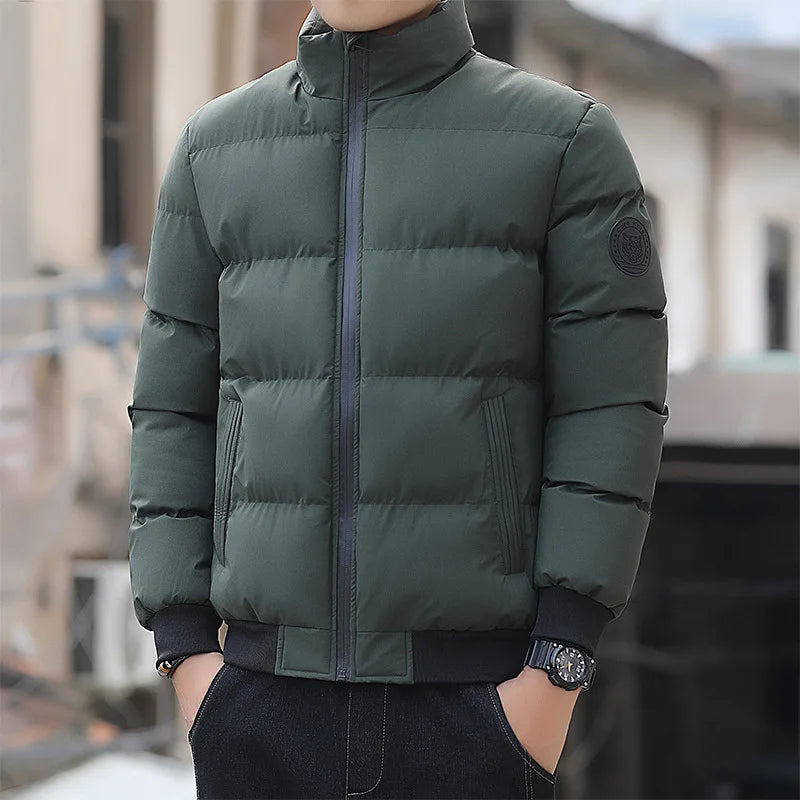 New Men Cotton-padded Men's Winter Padded Men's Winter Padded Padded Jacket With Cashmere Thickening Korean Version Coat