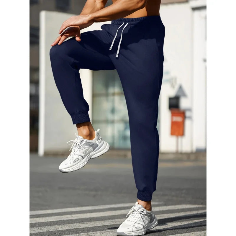 Casual Pants Spring New Arrival Sports Clothing Men Trousers Man 2026 Drawstring Elastic Waist Men's Sweatpants XL Jogger 2-Pack