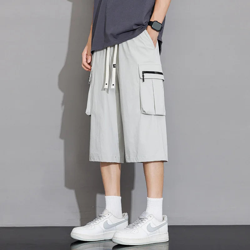 Summer Thin Style Loose Casual Sports Cropped Pants Summer Man Shorts Cargo Short-fitting Men Shorts Free Shipping Cargo-shorts