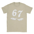 Men T-Shirts Funny Six Seven 6 7 Meme Gen Alpha Slang Vintage 100 Cotton Tees Short Sleeve T Shirt Crewneck Clothes Graphic Tops
