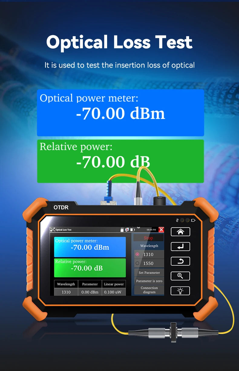 Hot Sale NOYAFA MOT-31 All-in-One OTDR Fiber Tester 1310/1550nm Dual Wavelength Network Test (PING,IP Scan,Prot Flashing) NF-983