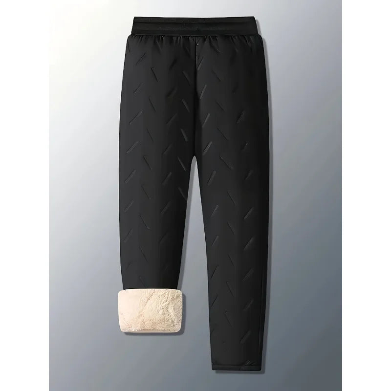 Baggy Pants Men Men's Warm Fleece Lining Winter Trousers Heavy Insulated Outdoor Hiking Camping Funny Clothes Training Man Gym