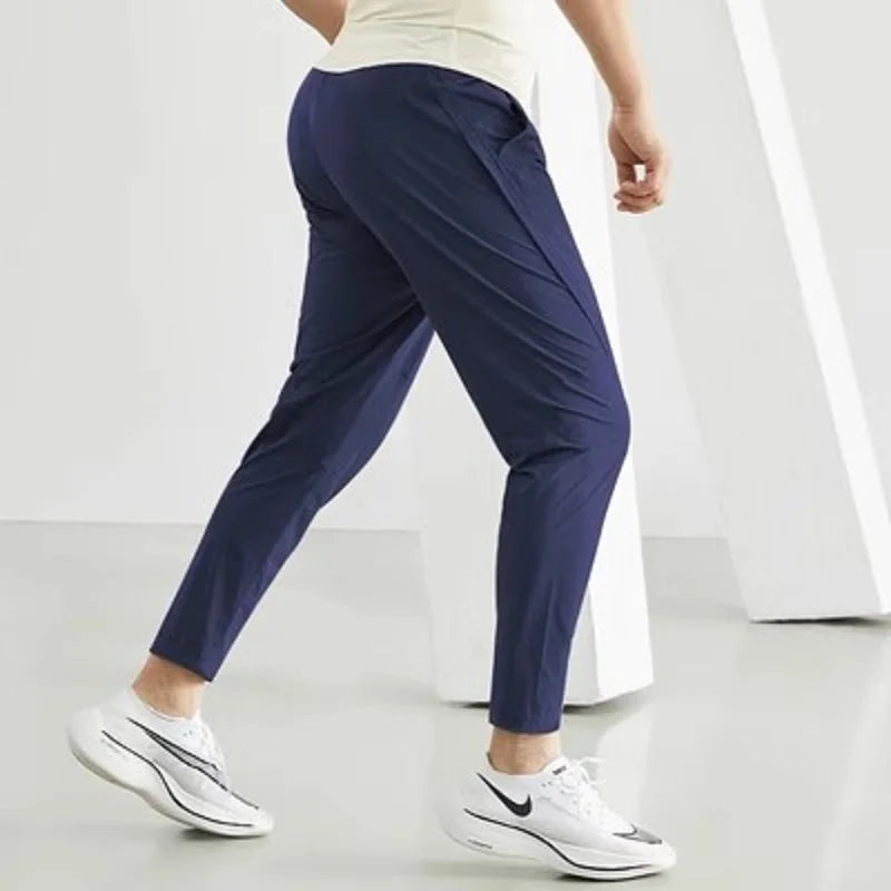 Mens Joggers Sweatpants Thin Casual Hip Hop Trousers Gyms Tracksuit Workout Track Pants Brand Jogger Fitness Pants Men