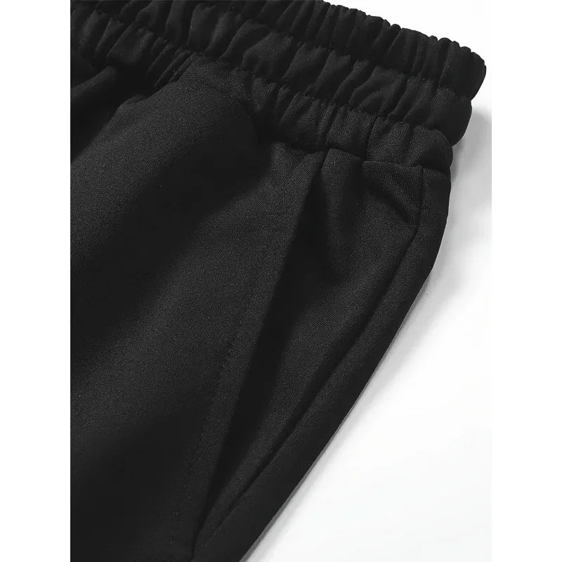 2-Pack Men Trousers Sports Pants Casual Summer Man Clothing Sweatpants Spring 2026 Light Weight Men's Adult Y2k Black Trousers