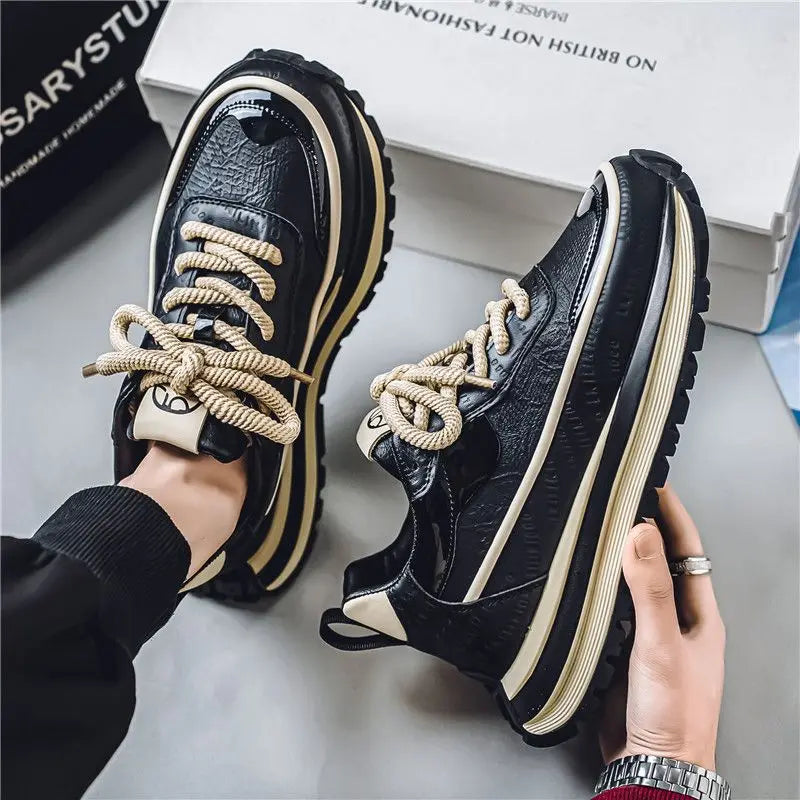 Shoes for Mens Trendy Thick-soled Breathable Soft-soled Sneaker High Quality Fashion Casual Sports Men's Shoes Zapatillas Hombre