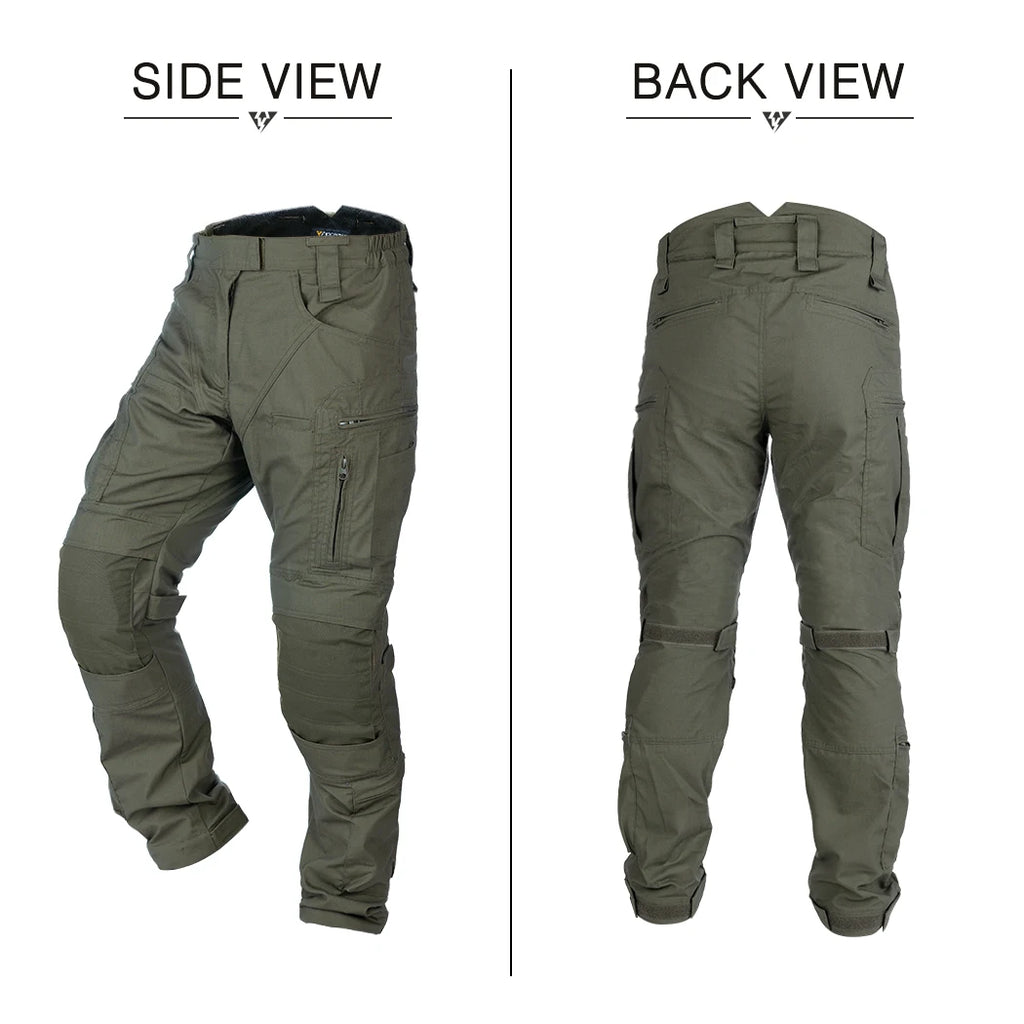 IDOGEAR Combat UFS Pants Tactical Pants w/ Knee Pads Camo Trousers 3209