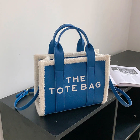 PU Leather Commute Bag Fashion Letter Square Bags Casual Soft for Girls Shopping