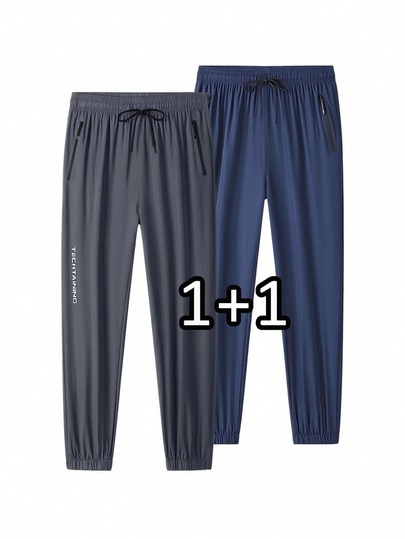 2-piece set Summer Thin Casual Sports Jogging Pants for Men Casual Trousers Man Fishing Joggers Y2k Football Sweatpants Gym Man