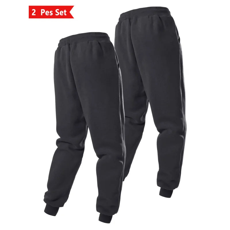 2-Piece Casual Pants For Boys Clothing Men's Black Man Y2k Cargo Clothes Spring Style Sports Drawstring Elastic Waist Long Pants
