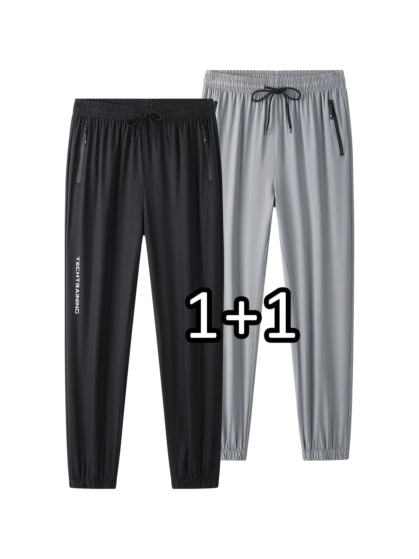 2-piece set Summer Thin Casual Sports Jogging Pants for Men Casual Trousers Man Fishing Joggers Y2k Football Sweatpants Gym Man