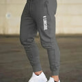 Men's Sports Pants, Lightweight Elastic Waist Fitness Running Pants, Stretch Training Pants for Outdoor Activities, Sportswear