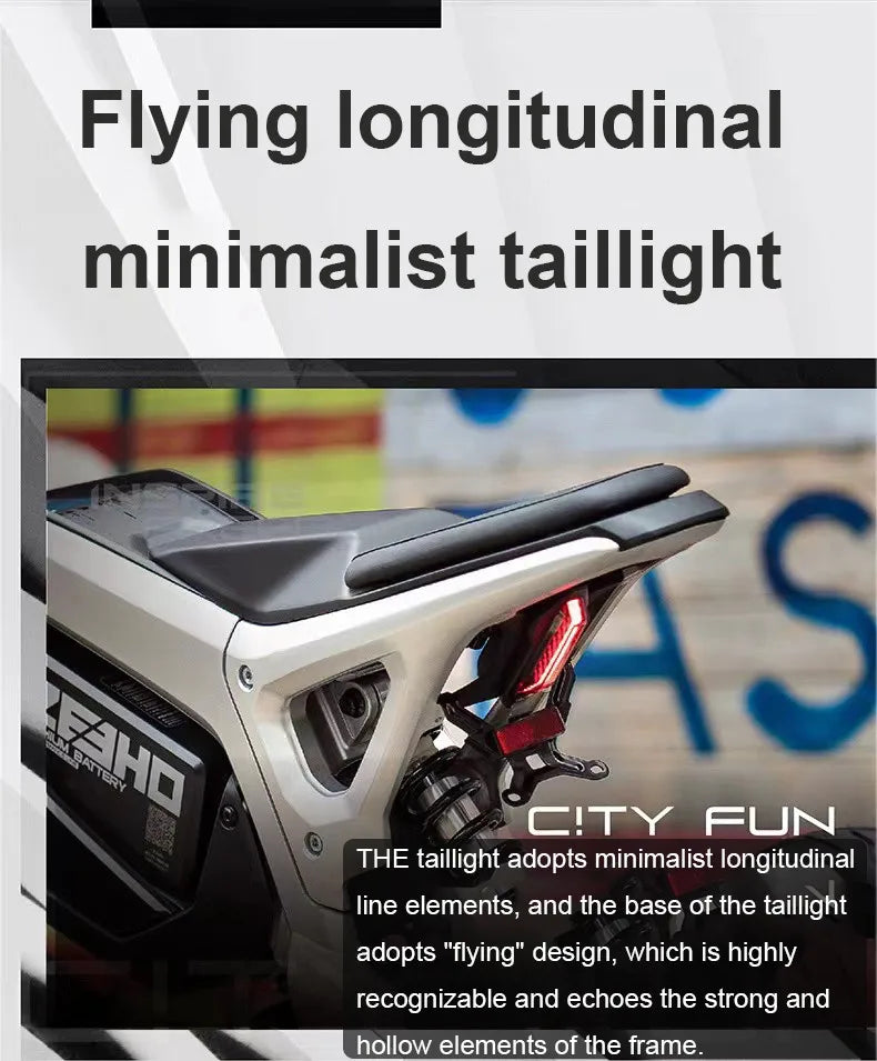 17" urban e-bike e-scooter 50km/h CITY  electric bicycle mid-motor mobility excursions Soft tail electric motorcycle smart ebike