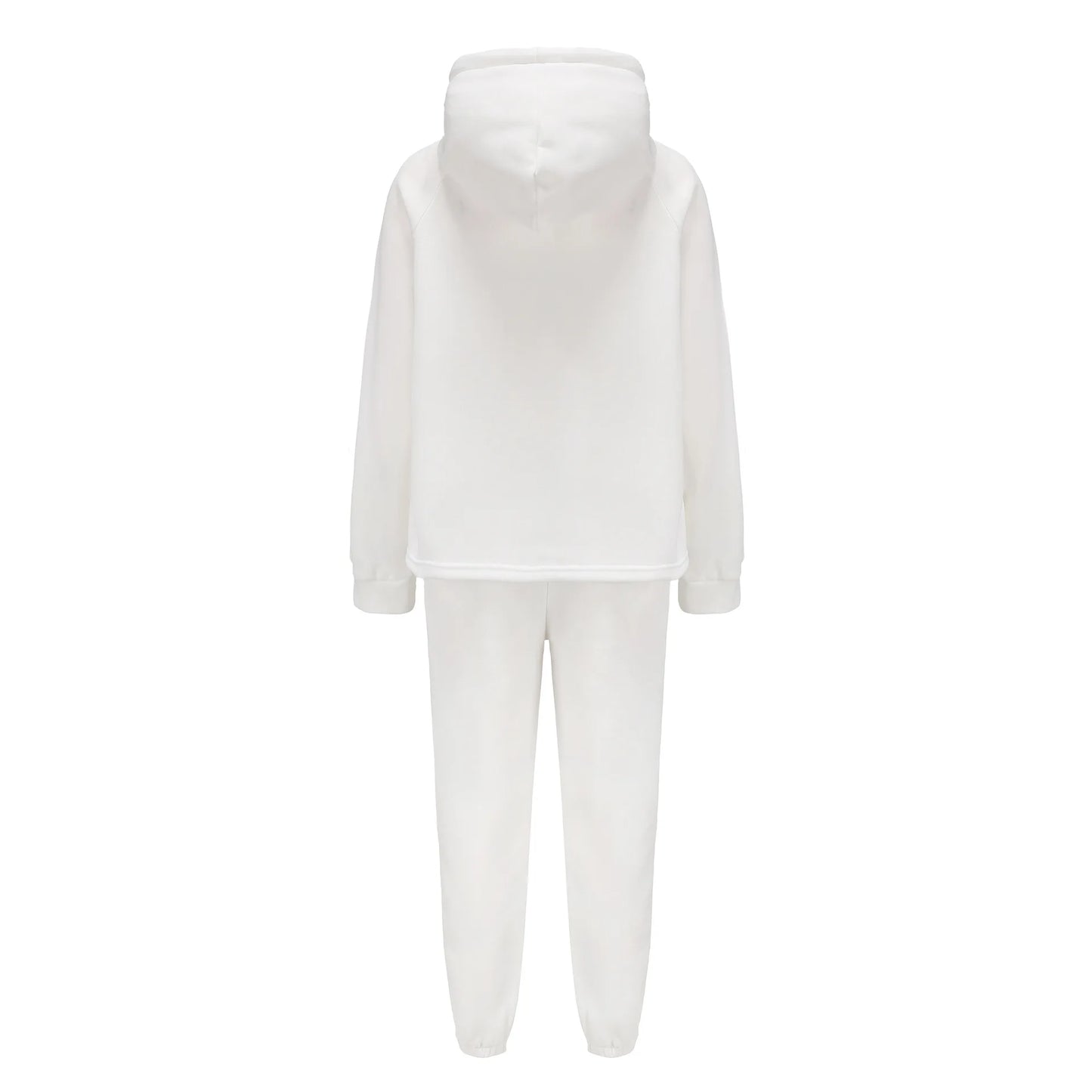 Women's Jogging Pants and Hoodie set Blended Material