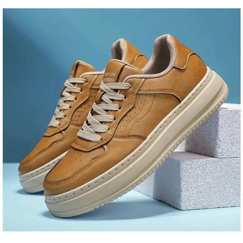 Men's Shoes Spring and Autumn Soft-sole Non-slip Casual Shoes Fashion Joker Outdoor Walking Shoes Youth Light Sports Board Shoe
