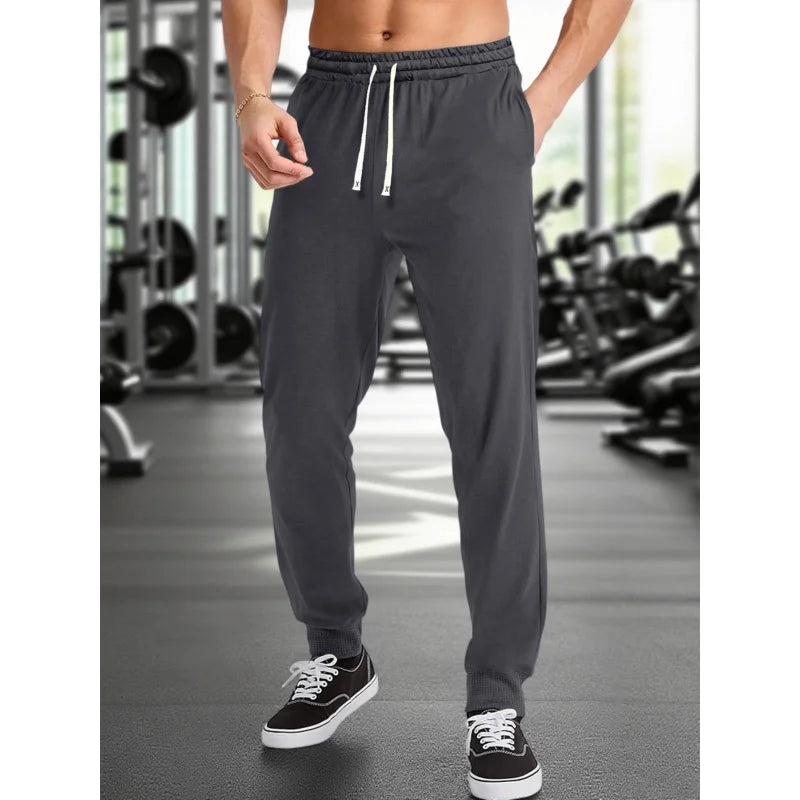 Clothing Men Autumn Men's Casual Pants Male Baggy 2025 Black Sweatpants Men's Sports Ankle Length Man Deep Pockets Y2k Clothes