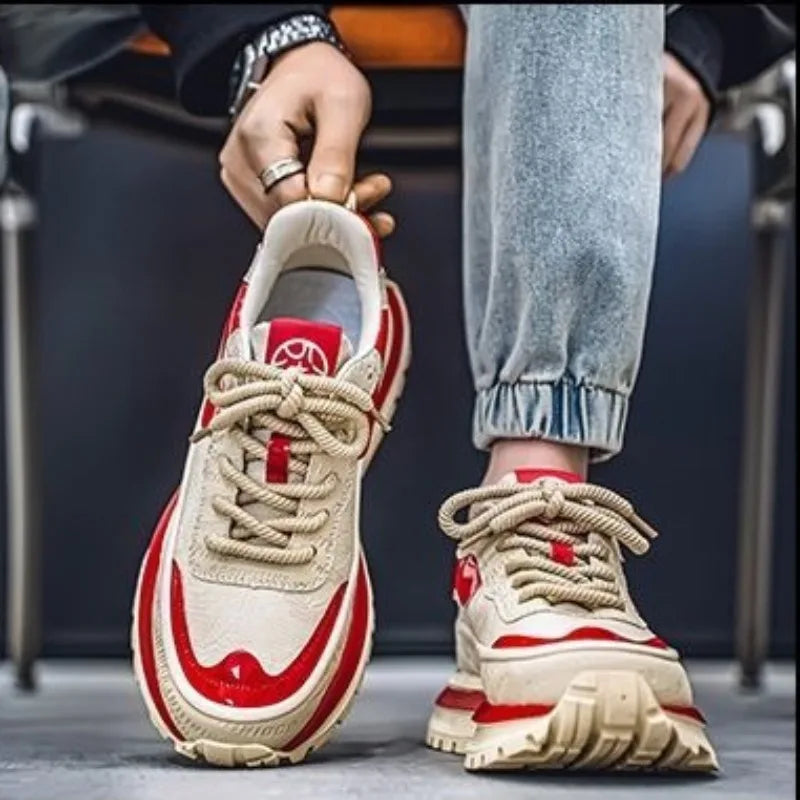 Shoes for Mens Trendy Thick-soled Breathable Soft-soled Sneaker High Quality Fashion Casual Sports Men's Shoes Zapatillas Hombre