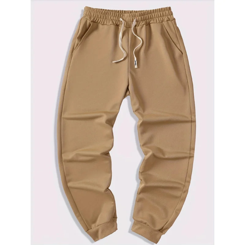 Three-Piece Clothing Men Autumn Men's Casual Pants Male Baggy 2026 Black Sweatpants Sports Elastic Waist Man Y2k Sweatpants Long