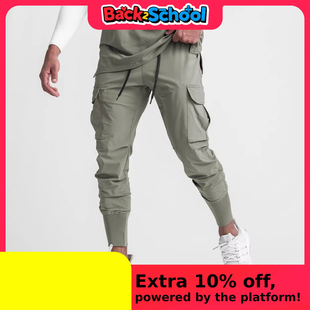 2024 New camouflage Sport Pants Men's Fitness Trousers Summer Thin Loose Quick-Drying Stretchy sweatpants Running Training Pants