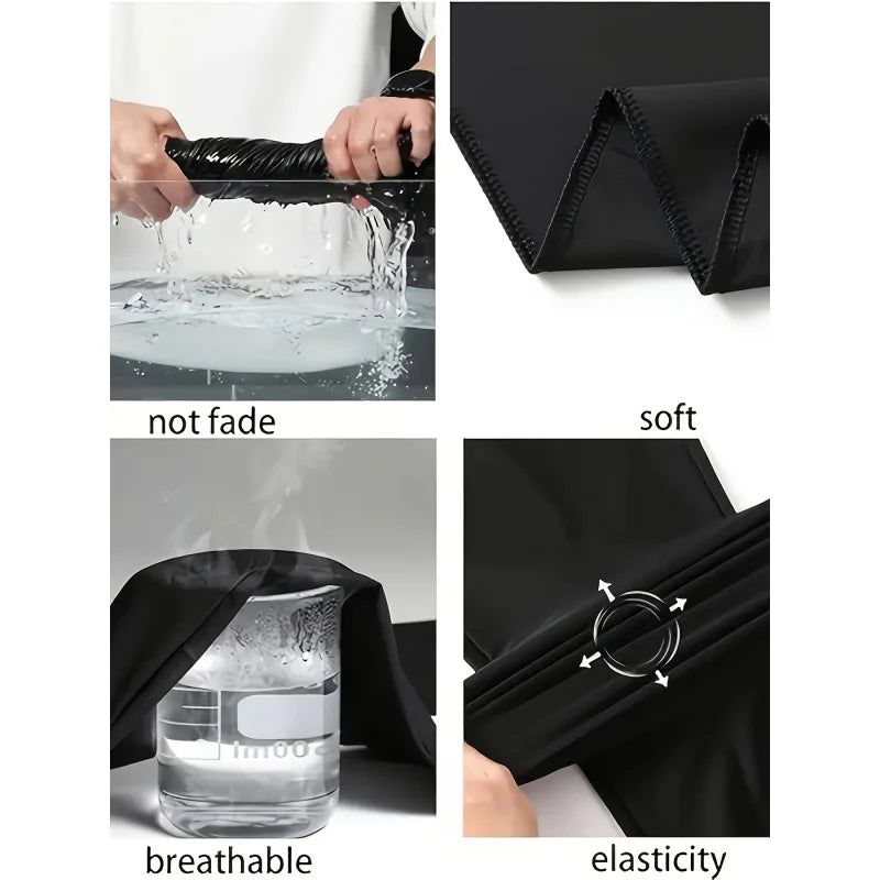 Sweatpants Men Gift Breathable and Quick-drying Material Mens Sports Pants Football Gym Clothes Man Fishing Zipper Pockets Men's