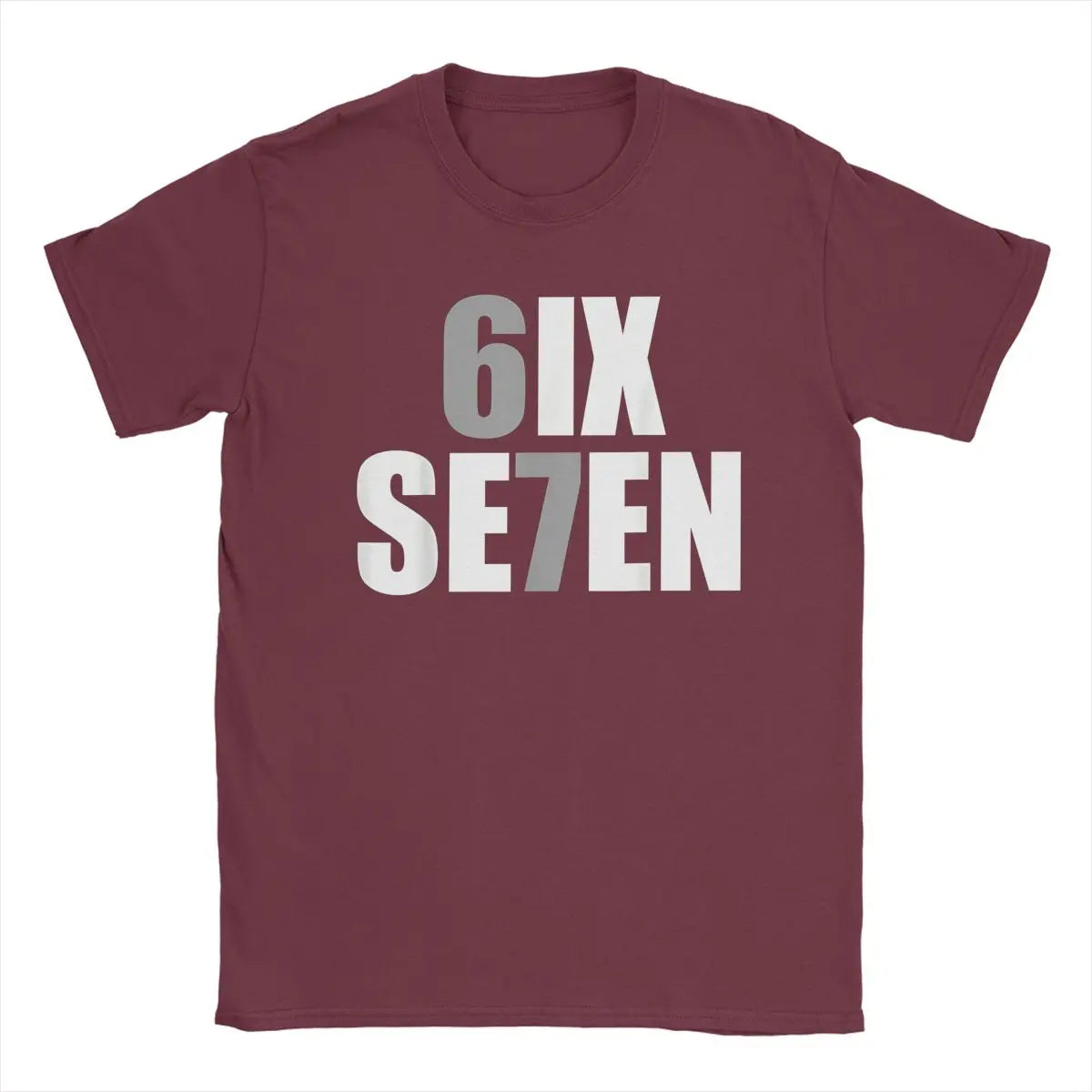 Fun Six Seven 6 7 Meme Design 6 7 Men Women's T Shirt Hipster Tee Shirt Short Sleeve Crewneck T-Shirts Pure Cotton Party Clothes