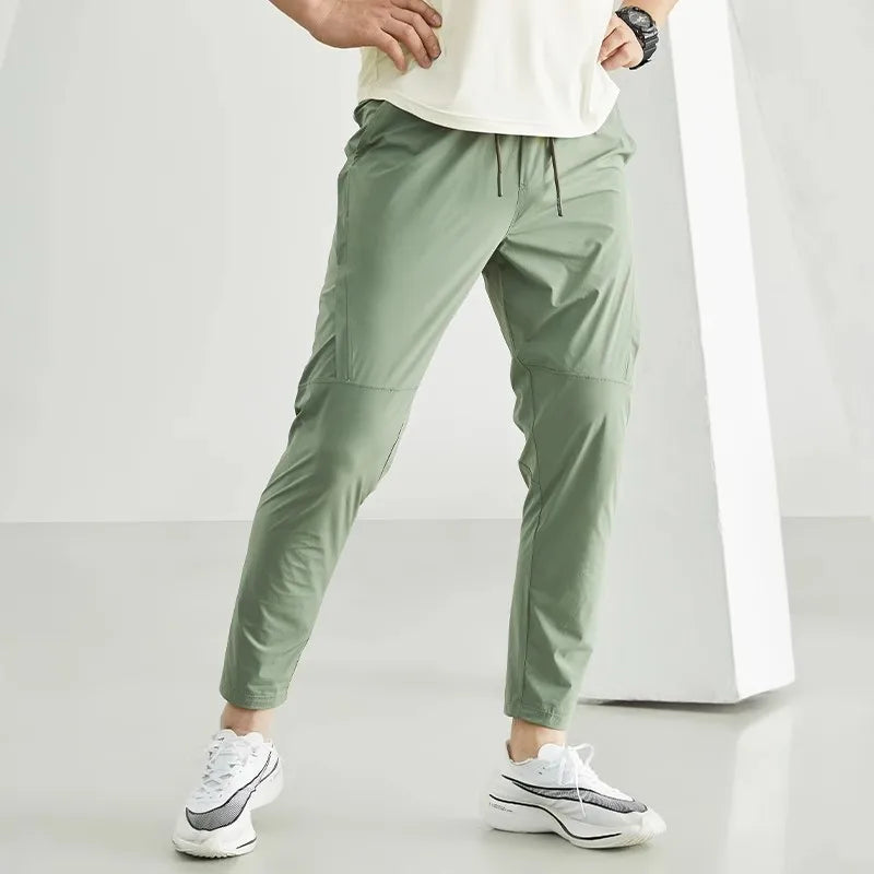Mens Joggers Sweatpants Thin Casual Hip Hop Trousers Gyms Tracksuit Workout Track Pants Brand Jogger Fitness Pants Men