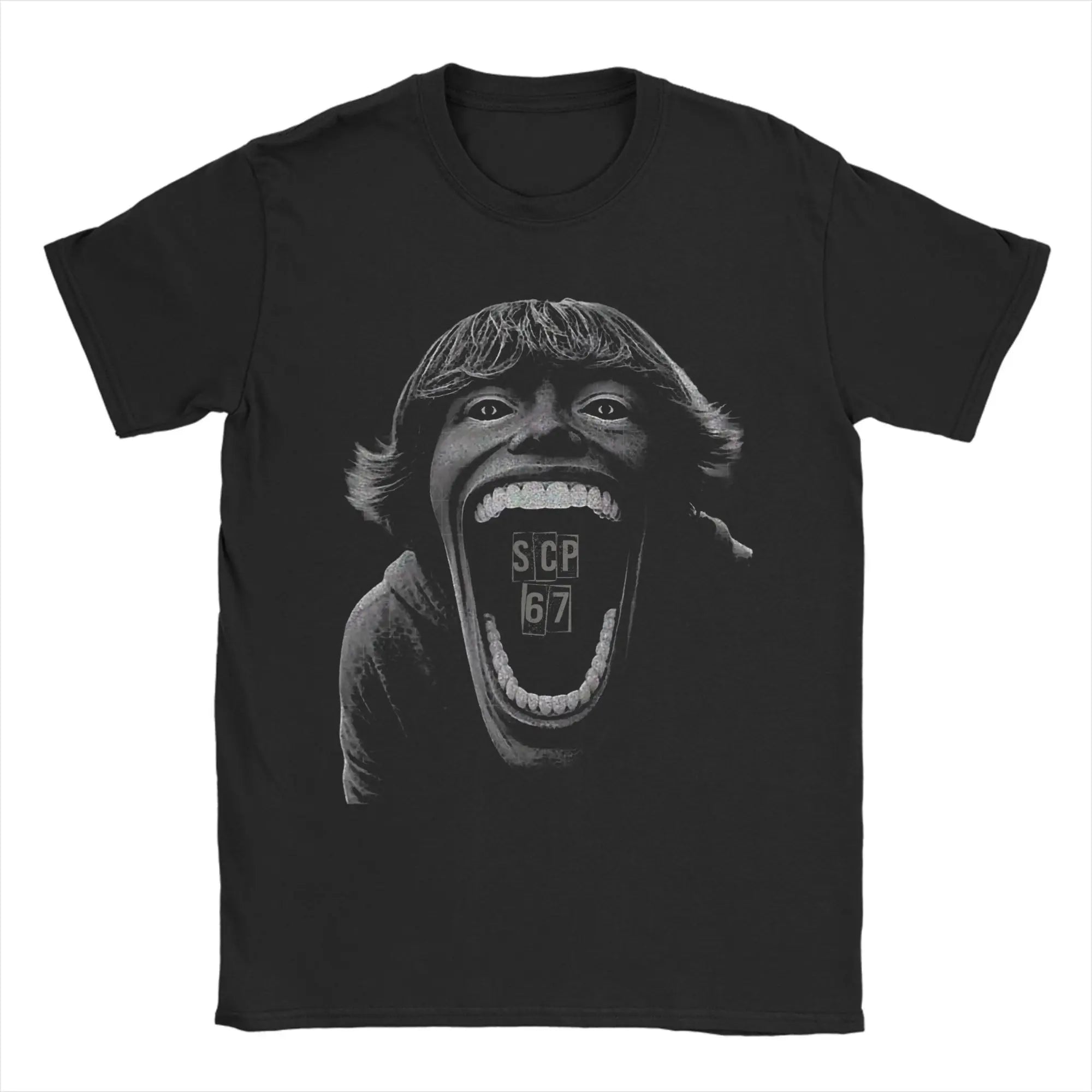 Funny Aura Energy at 67 Six Seven Genz Meme Slang T Shirt Men's Cotton Tops Retro  O-neck Short Sleeve