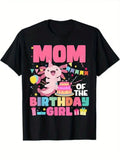 2024 Festive Axolotl Tee Mom Dad Family Graphic Crew Neck Premium Cotton for Halloween Thanksgiving Christmas Gifts