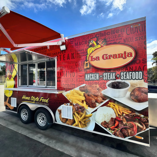 Food Truck Trailer Hot Dog Pizza BBQ Outdoor Food Cart Mobile Food Shop with Full Kitchen Equipment in Sale