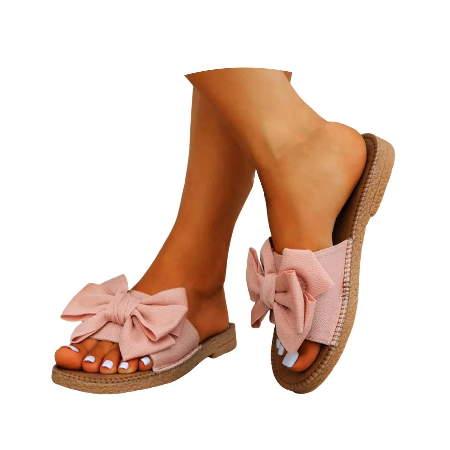 Women'S Casual Summer Sandals With Big Bowknot
