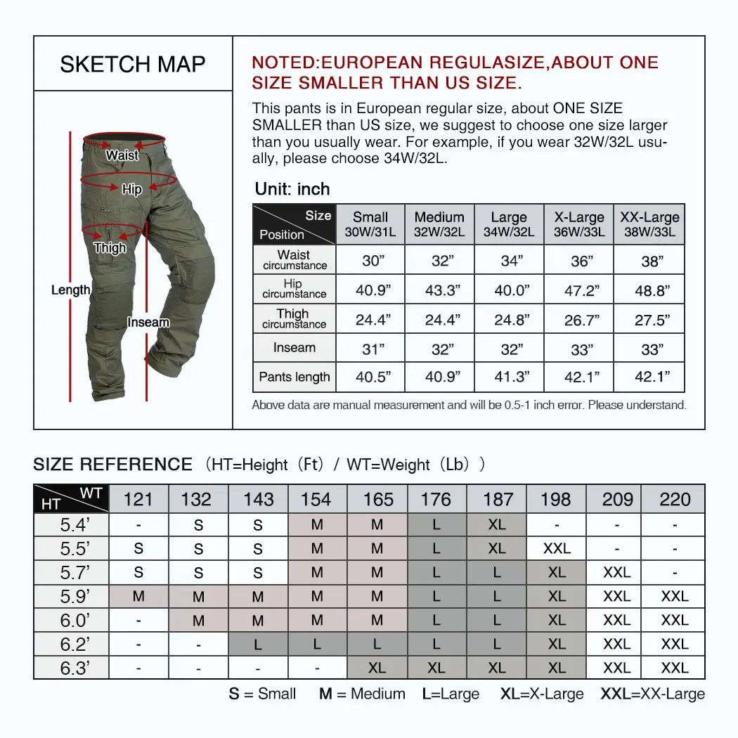 IDOGEAR Combat UFS Pants Tactical Pants w/ Knee Pads Camo Trousers 3209