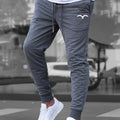 Men's Spring Summer Thin Sports Pants Outdoor Sports Long Pants Spring Autumn Jogging Pants Drawstring Elastic Waist Side