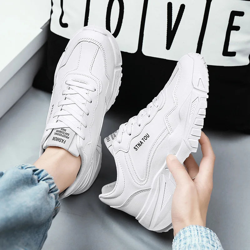 Men's Shoes 2025 New Fashionable and Versatile Casual Shoes Thick soled Anti slip Sports Shoes