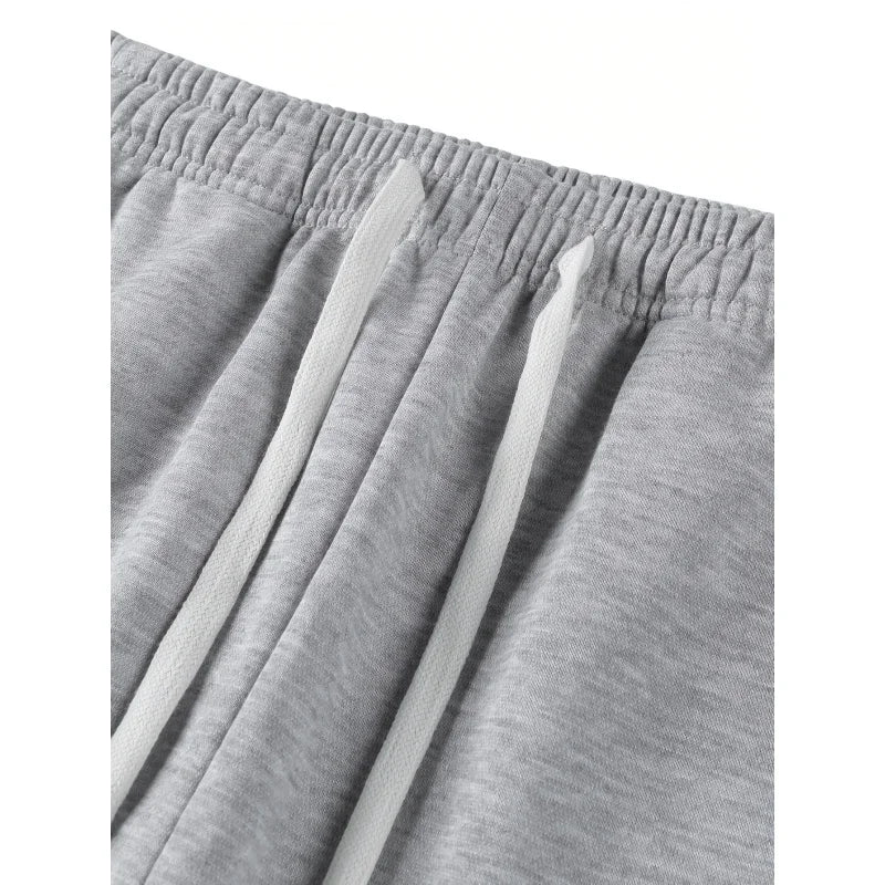 2-Pack Man Pants Clothing Casual Xl Black Men Y2k Clothes Sweatpants Black Sports Trousers Elastic Waistband Autumn Men Trousers